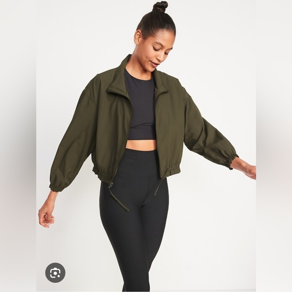 Old Navy StretchTech Olive Jacket